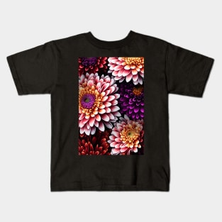 Bright Flower Field: Eco-Friendly Designs for a Green Future Kids T-Shirt